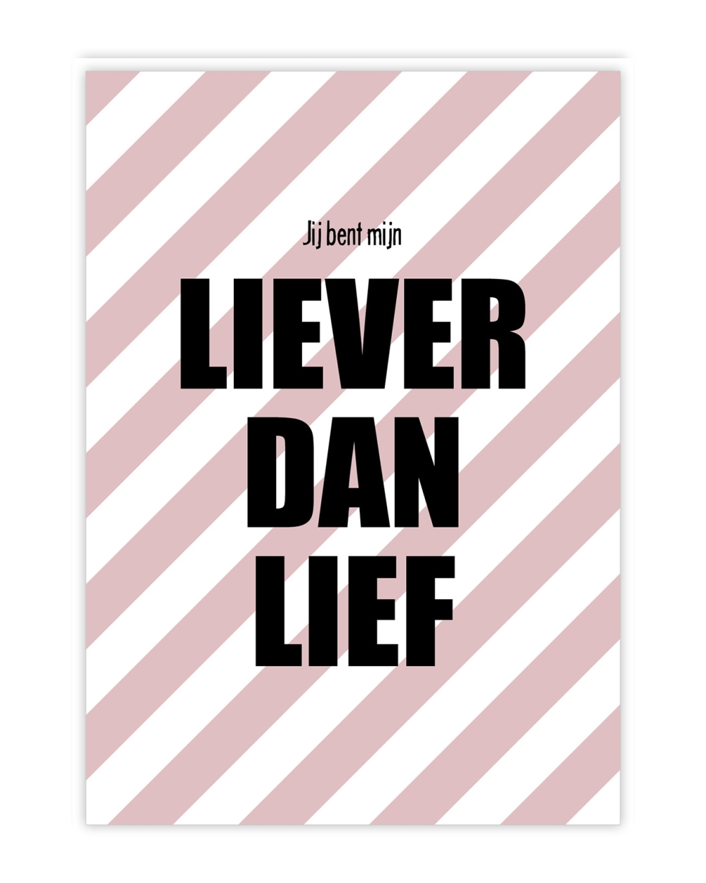 KAART LIEVER DAN LIEF