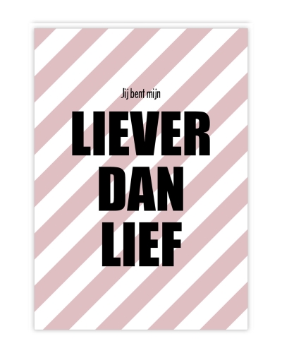 Gossip KAARTJES KAARTJE LIEVER DAN LIEF