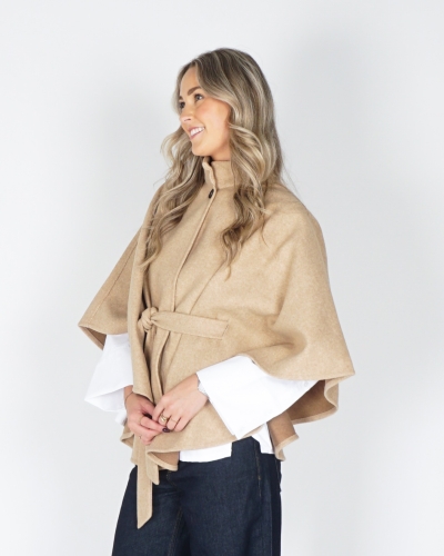 YAYA CAPE JAS CAMEL