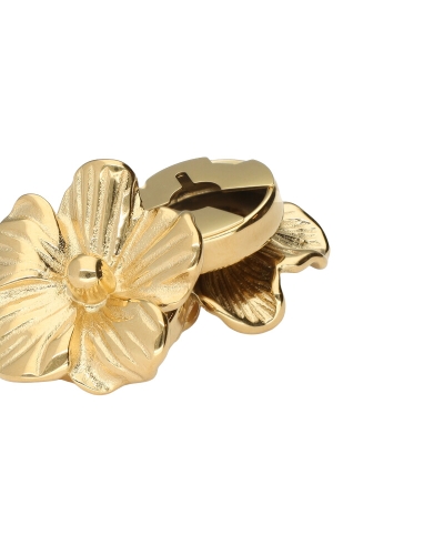 BLOEMEN KNOPEN SET GOUD 