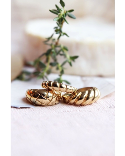Ring gedraaid goud