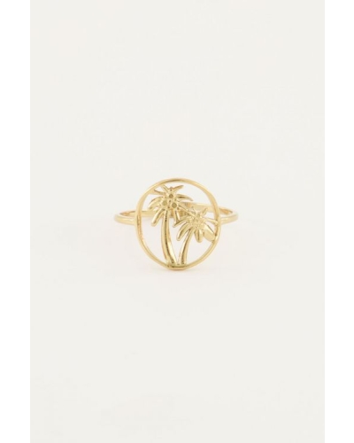 My Jewellery RING TWEE PALMBOMEN GOUD
