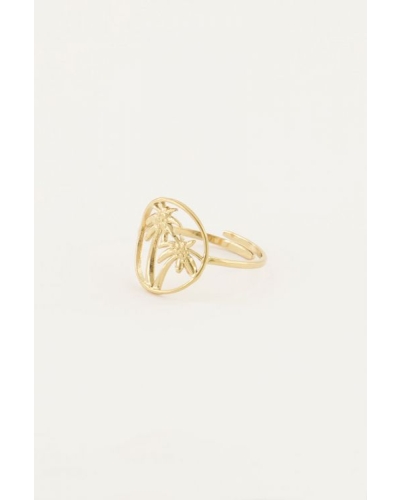 My Jewellery RING TWEE PALMBOMEN GOUD