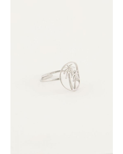 My Jewellery RING TWEE PALMBOMEN ZILVER