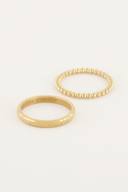 FOREVER CONNECTED RINGEN SET GOUD