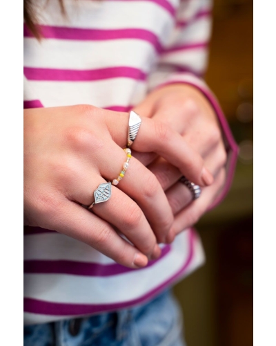 Candy couture ring très belle zilver
