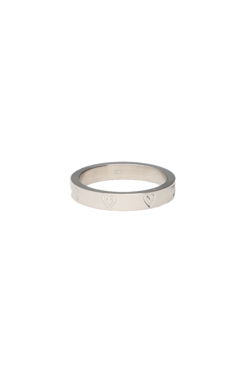 RING GEGRAVEERDE HARTJES