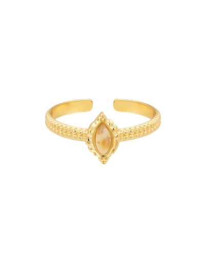 Gossip RING MET LANGEWERPIGE STEEN