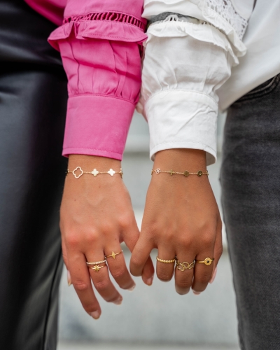 Gossip RING MET RUIT GOUD