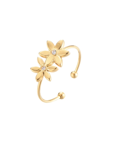 Gossip RING MET BLOEMEN GOUD
