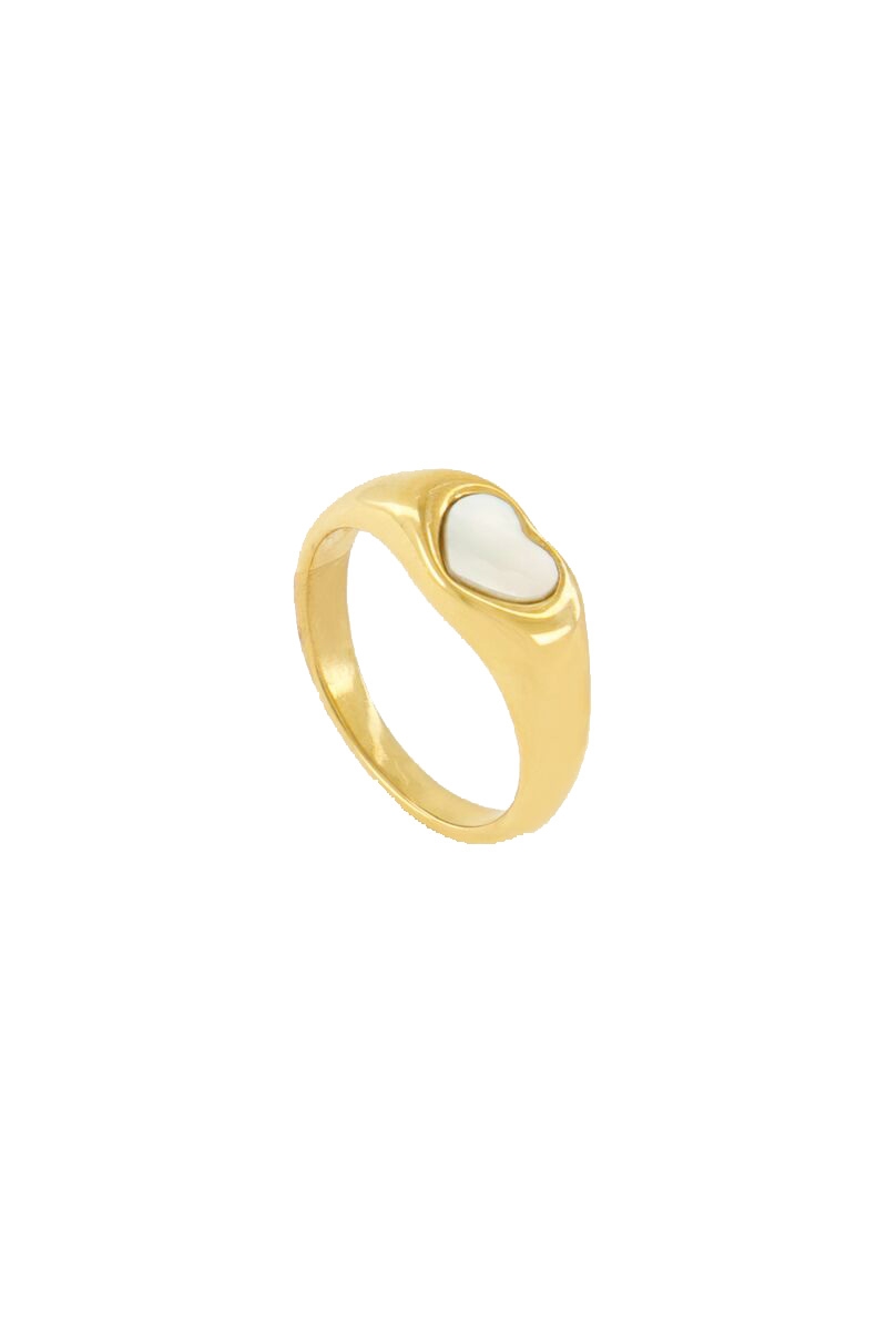 RING MET PARELMOER HARTJE