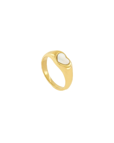 RING MET PARELMOER HARTJE