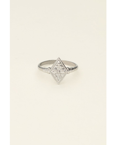 GERUITE RING ZILVER