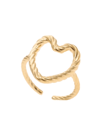 Gossip RING RELIEF OPEN HART