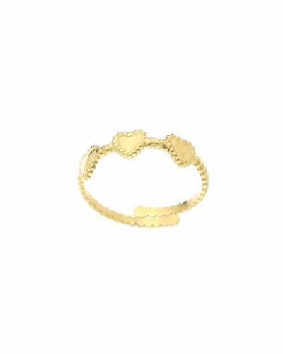 Gossip RING MET DRIE HARTJES