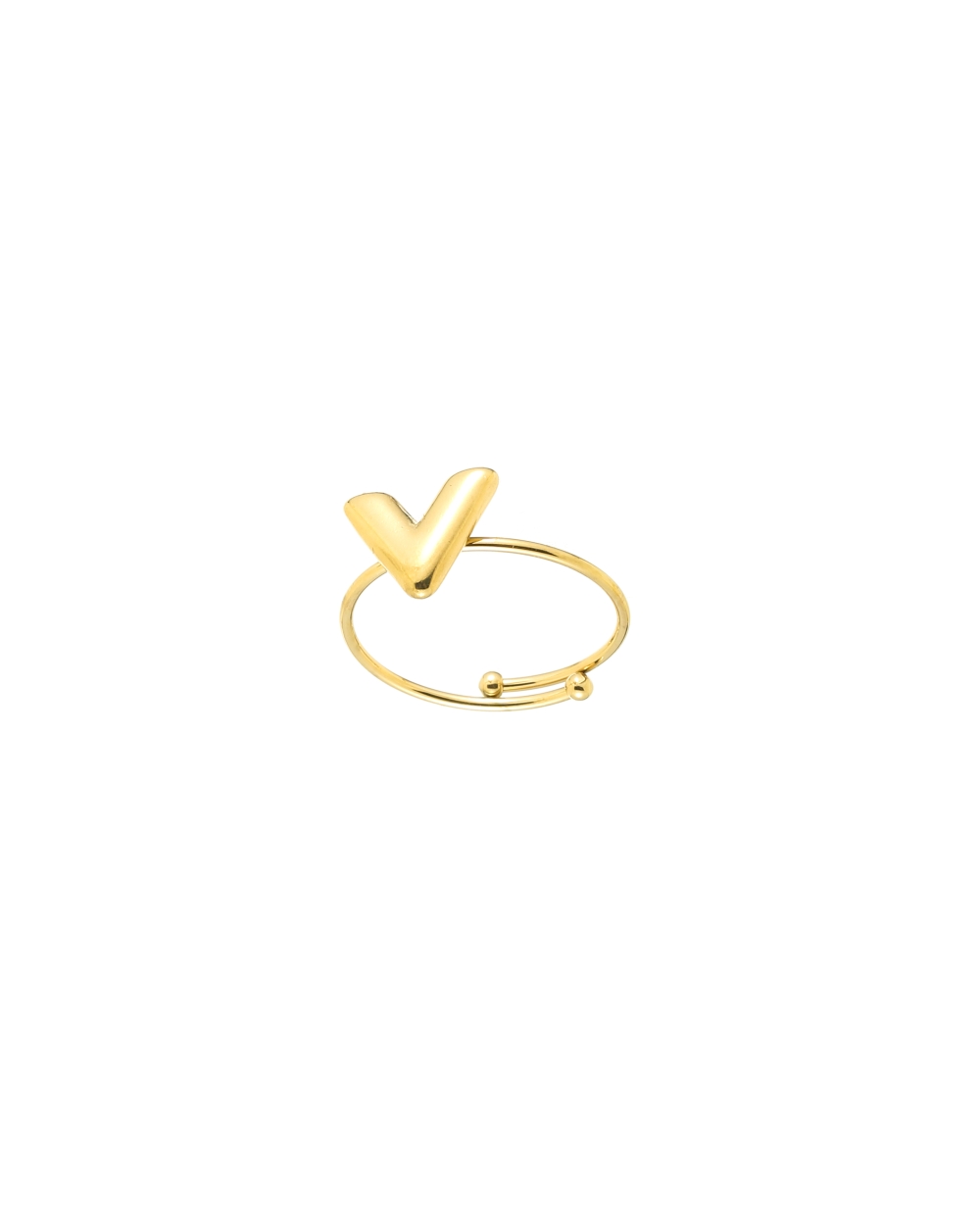 ESSENTIAL V RING GOUD