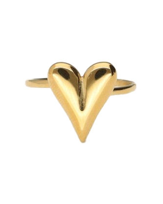 RING MET HART GOUD