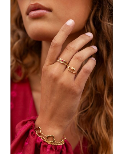 My Jewellery Ring hearts red MJ11242
