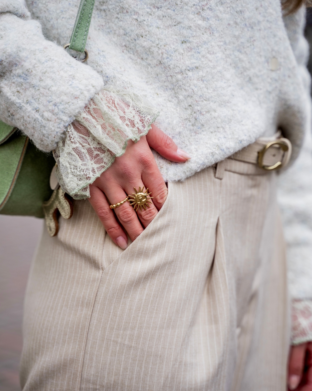 Gossip RING SUN SMILEY Goud