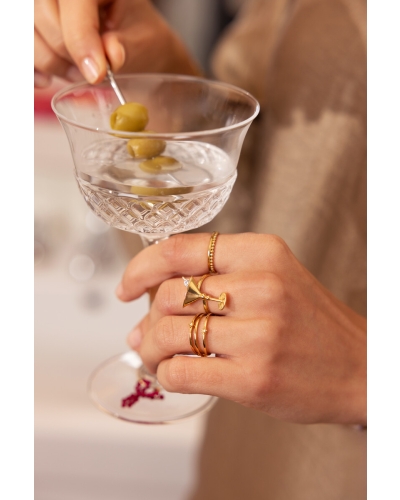 My Jewellery STARRY RING MET COCKTAIL GOUD