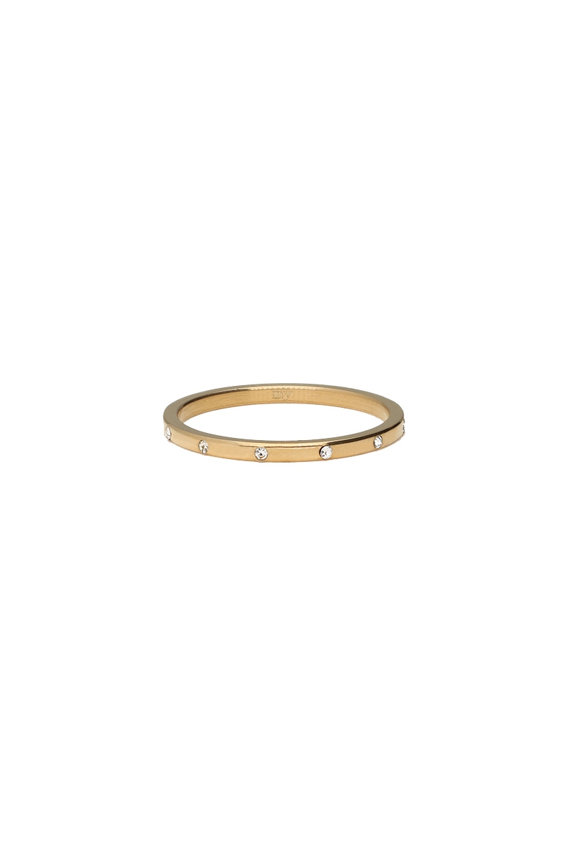 STARRY RING MET FIJNE STTRASS GOUD