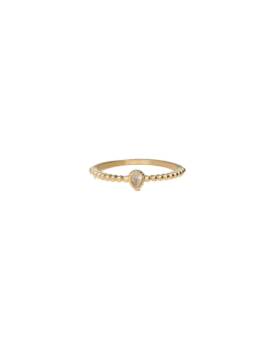 My Jewellery STARRY RING MET STRASS STEENTJE GOUD