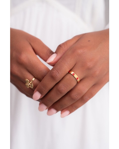 My Jewellery Ring red hearts MJ11050