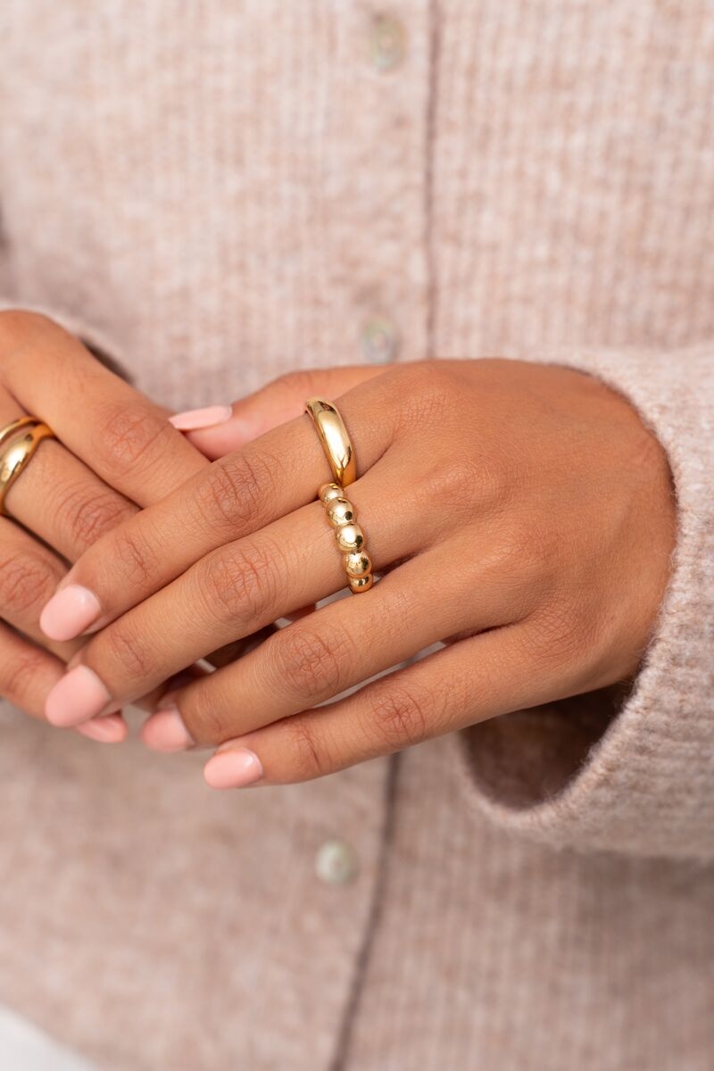 BOLD RING DUBBEL GOUD