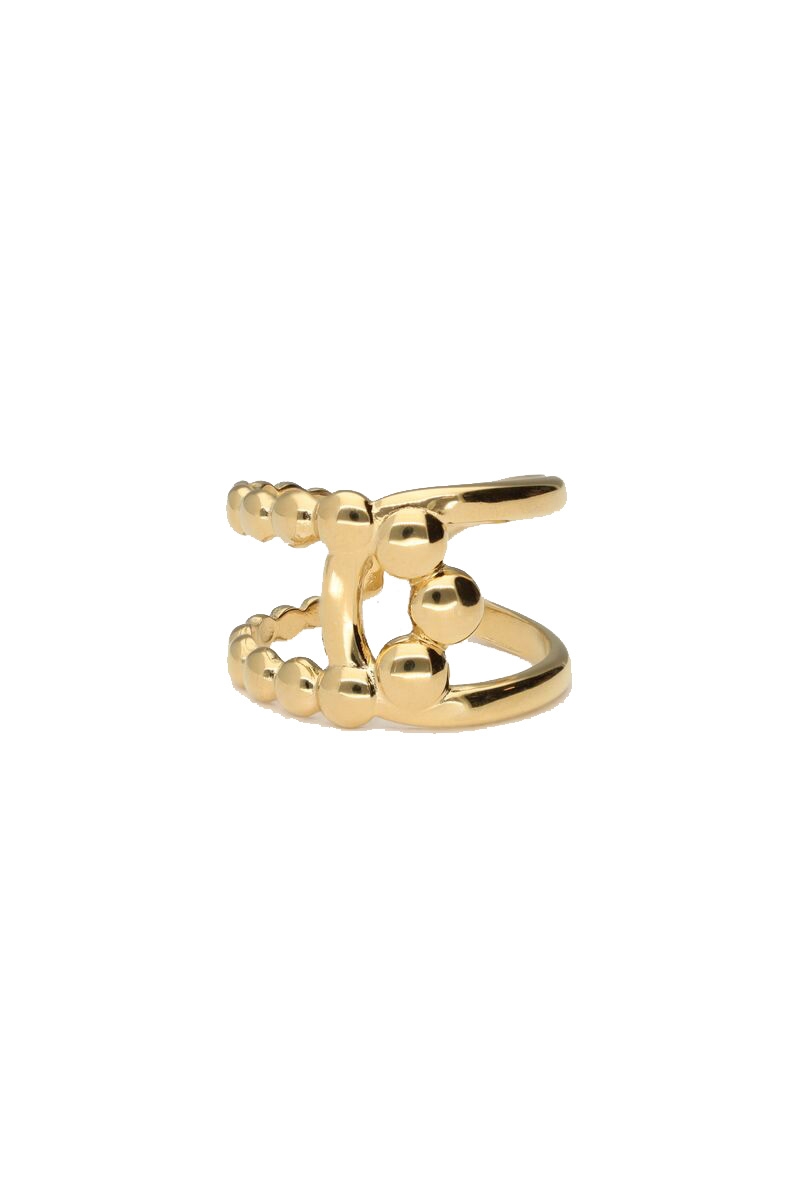 RING GEKRUIST GOUD
