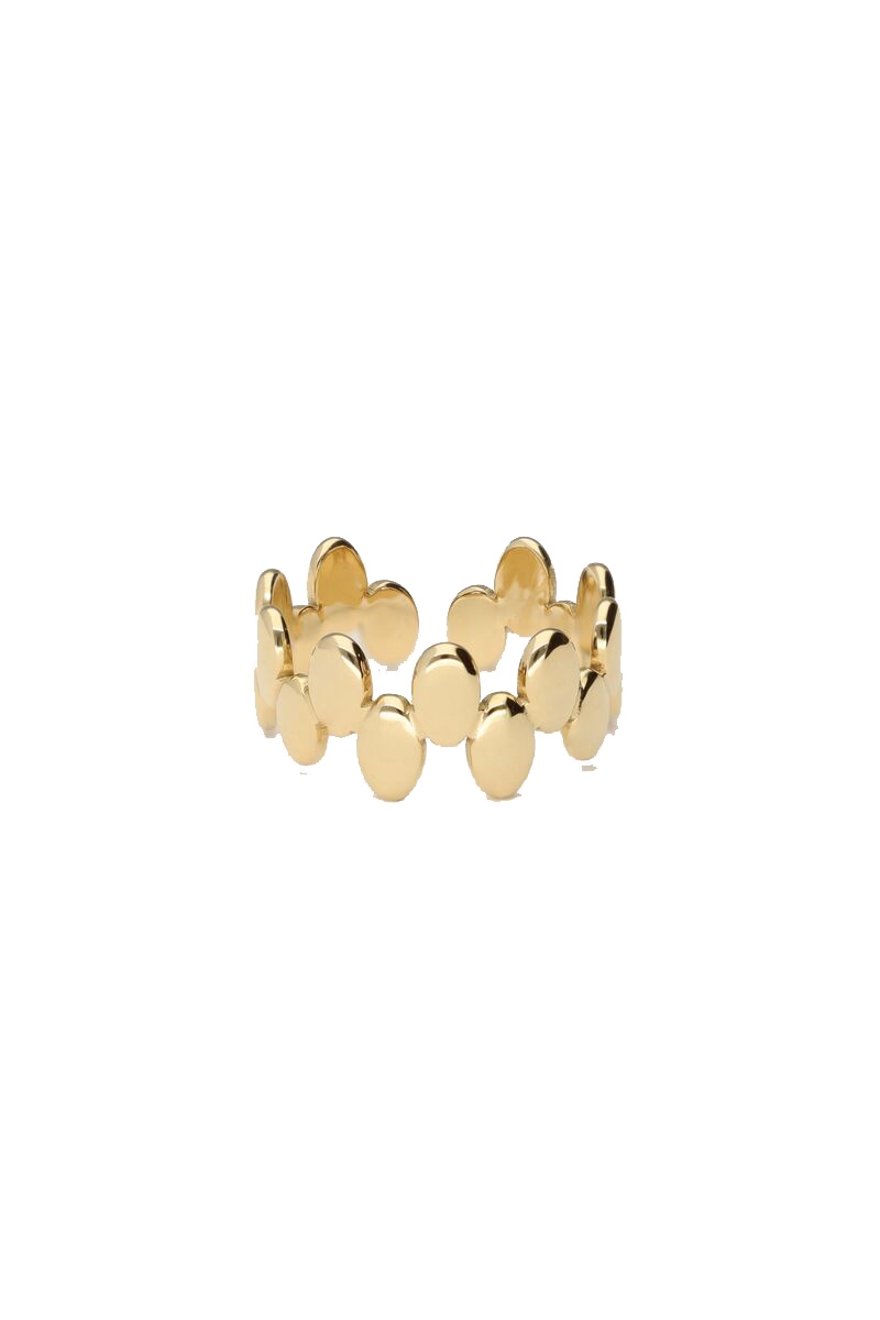 RING OVALE DETAILS GOUD
