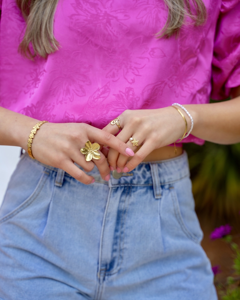 DUBBEL LOVE RING GOUD