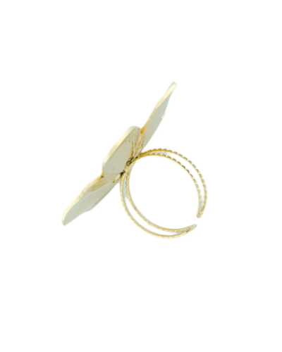 BIG FLOWER RING GOUD