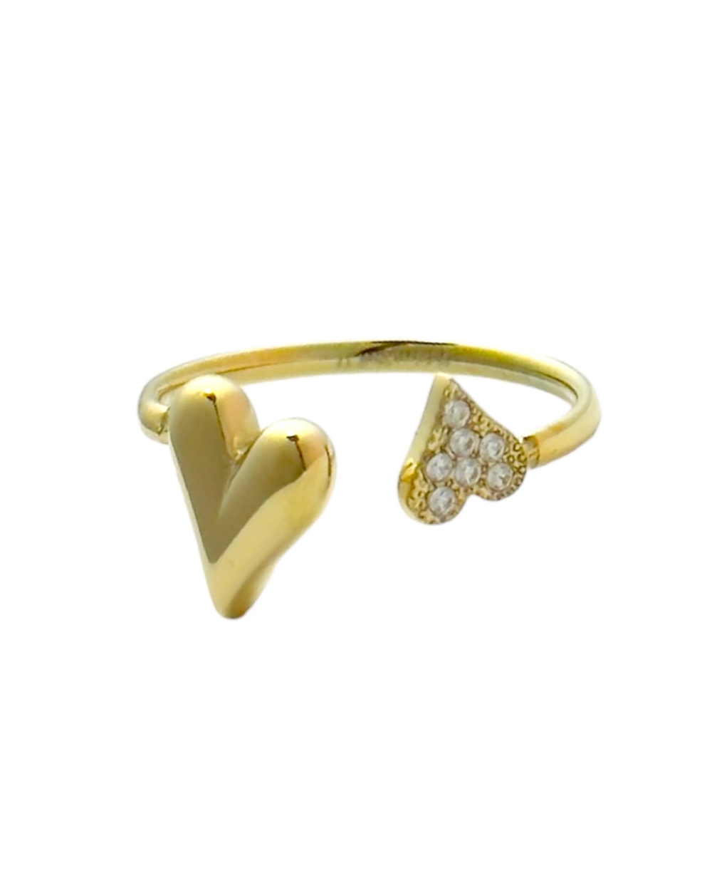 HARTJES STRASS RING GOUD
