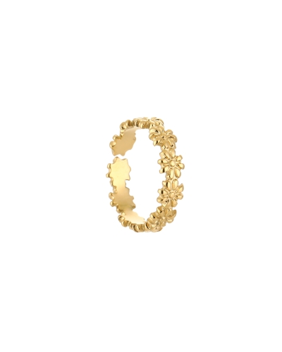 Gossip RING FLOWER ALLOVER GOUD