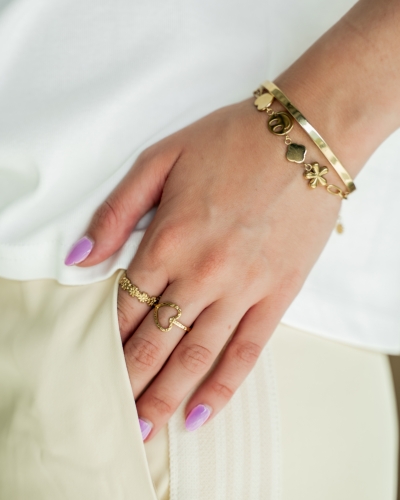 Gossip RING FLOWER ALLOVER GOUD