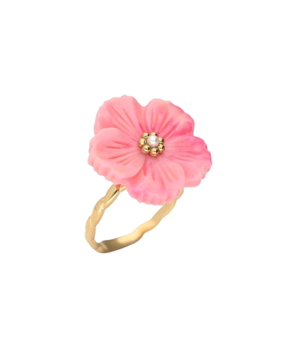 My Jewellery Ring pink shell flower OS MJ13741