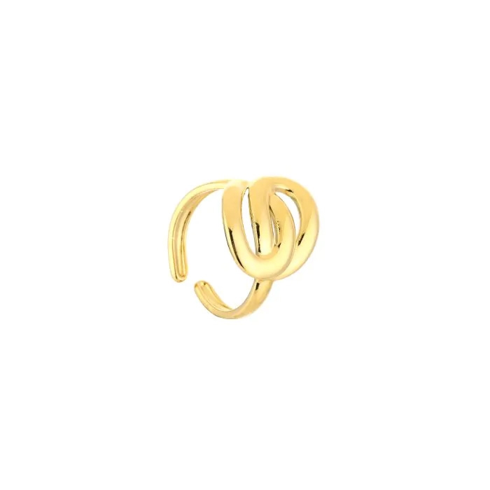 RING BOLD CIRCLES GOUD