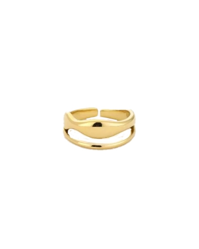 Gossip RING BASIC WAVES GOUD