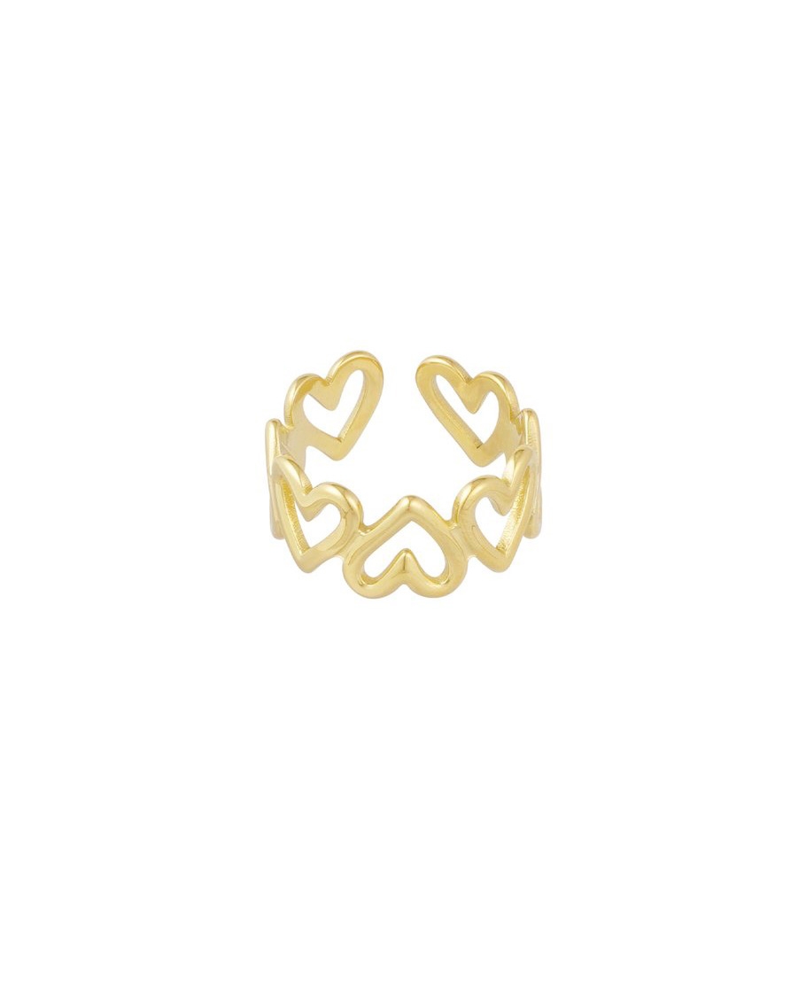 TWISTED LOVE RING VERSTELBAAR