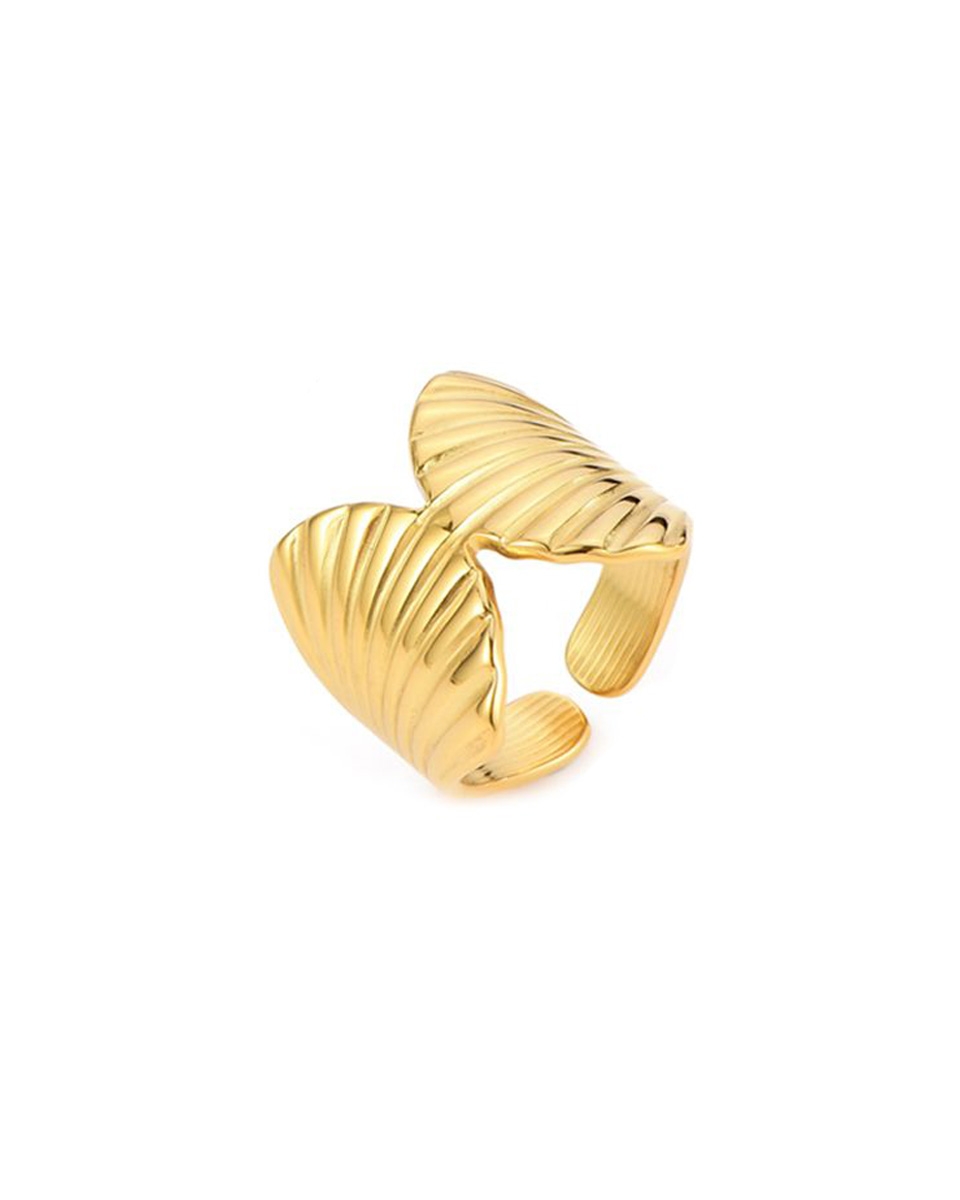 RING DOUBLE SHELL GOUD