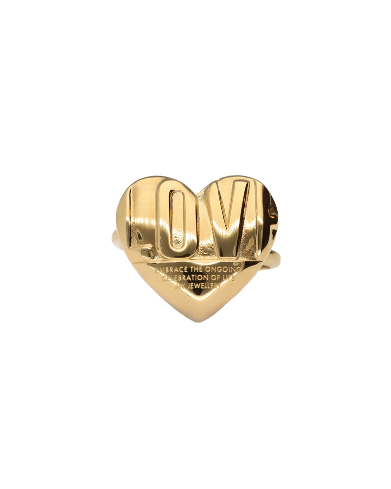 BOLD RING MET LOVE HART