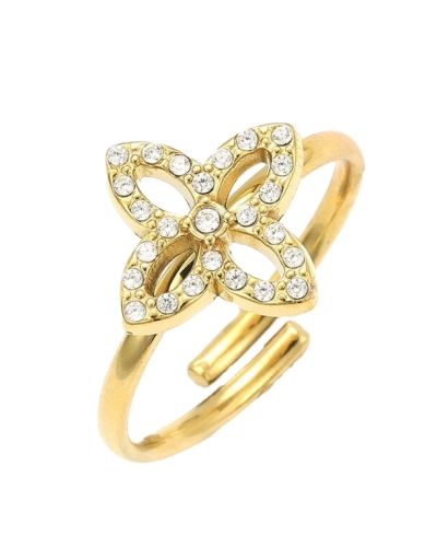 Gossip RING KLAVER STRASS