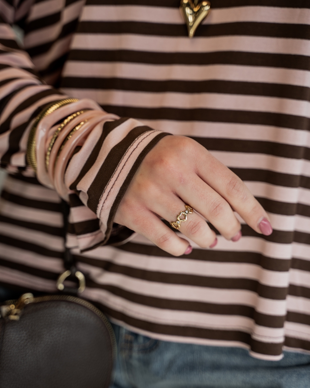 RING HARTJES MET ZIRKONIA