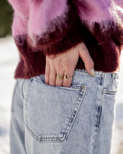 Gossip JE18679 VINTAGE RING MET STEEN