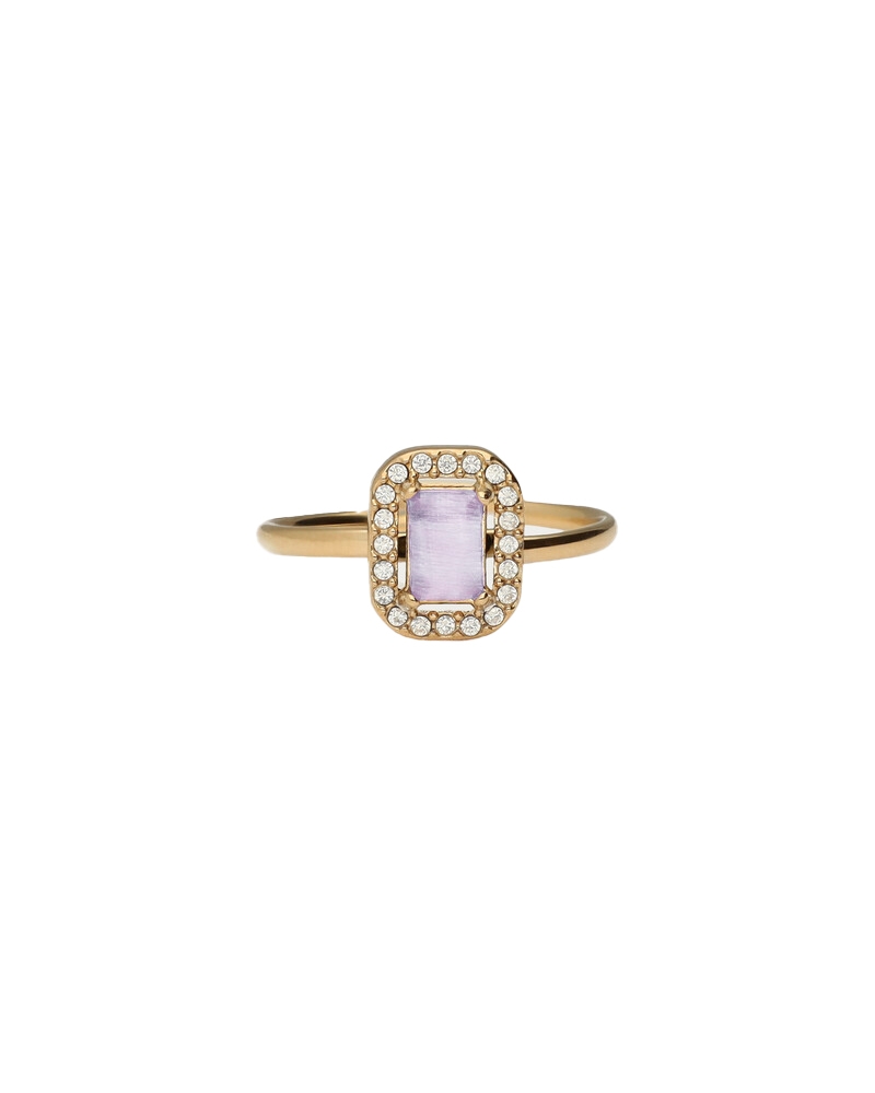 VINTAGE RING SQUARE LAVENDEL