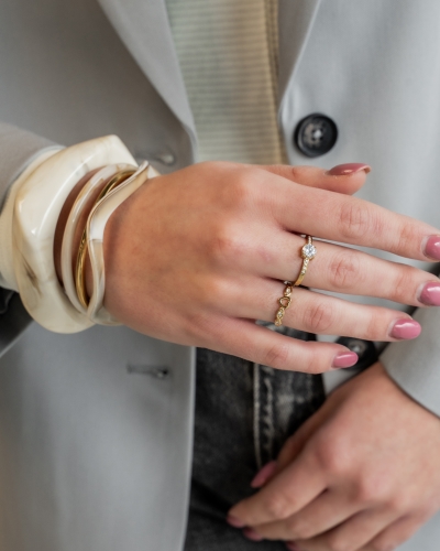 Gossip RING LUX ZIRKONIA GOUD