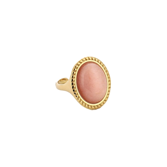 STATEMENT RING MET STEEN SUNSTONE