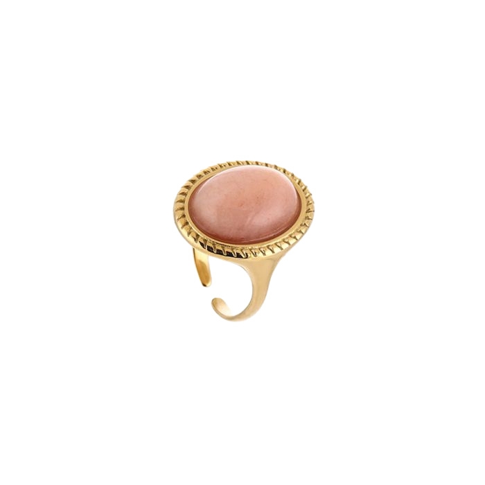 STATEMENT RING MET STEEN SUNSTONE