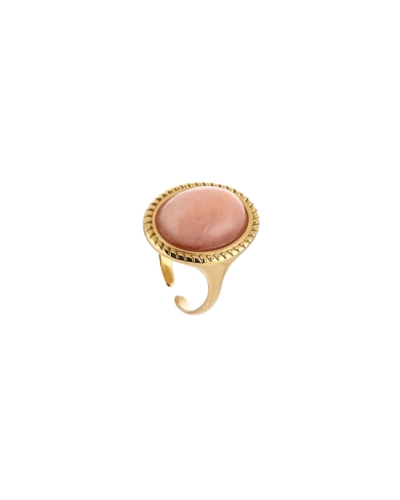 STATEMENT RING MET STEEN SUNSTONE