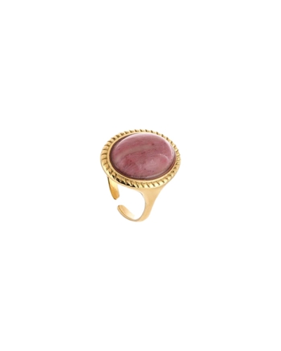 STATEMENT RING MET STEEN RHODOCHROSIET